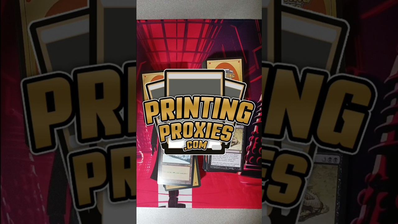 YouTube Short by @TutorUpGame reviewing PrintingProxies