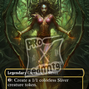 Sliver Queen Proxy Alter by ProxxedMTG