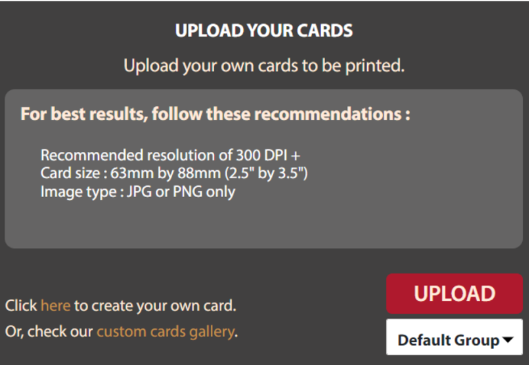 Guide : PrintingProxies.com's mtg proxy ordering system - Printing ...
