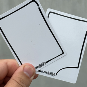 Blank Tokens – 20 Dry Erase Token – Playing card game